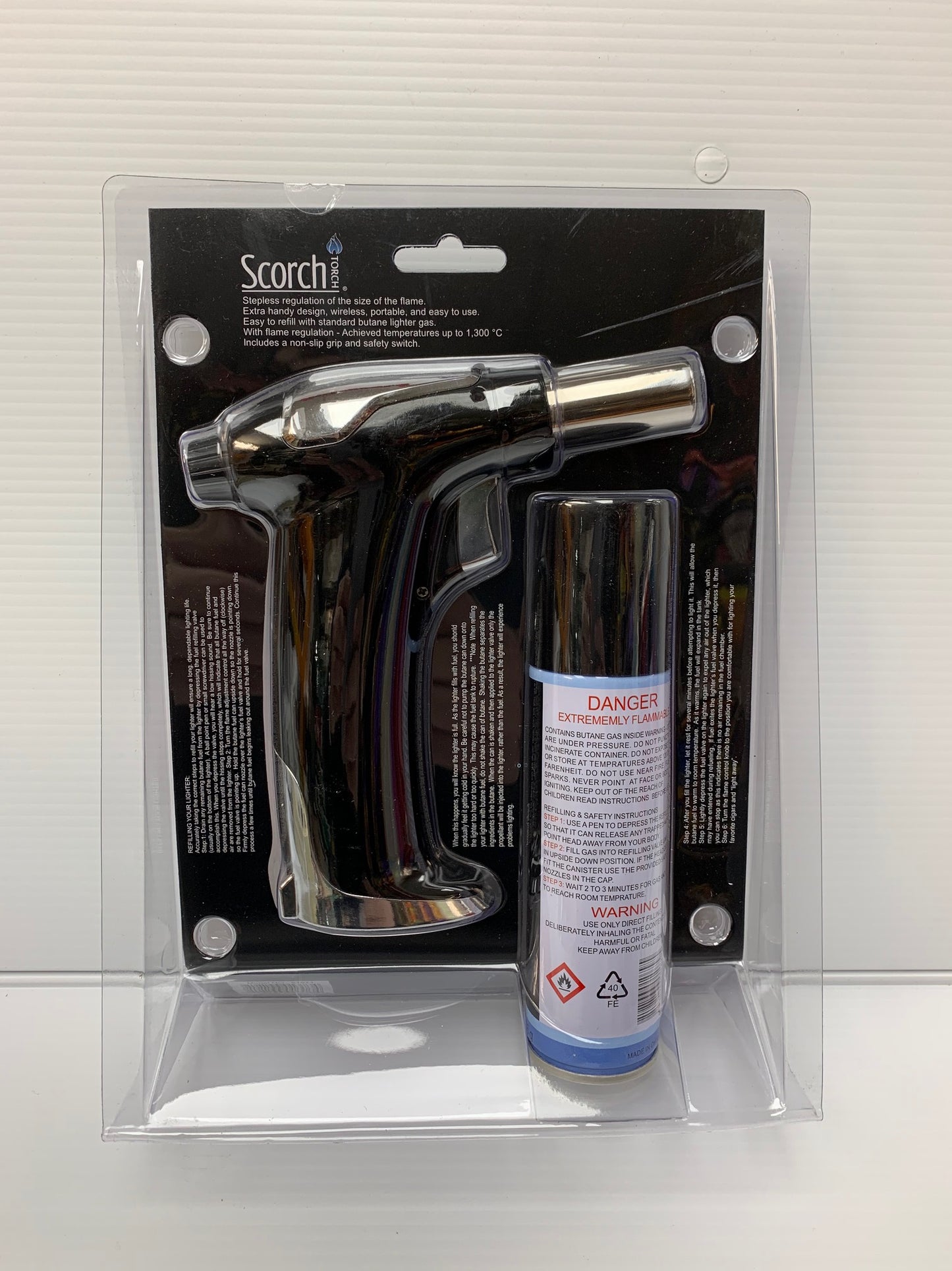 Scortch Torch Lighter with Butane Can