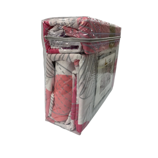 6 Pieces Bed Sheet Sets Design # 1 King Size