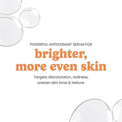 Timeless Skin Care Vitamin C Serum with Vitamin E & Ferulic Acid - Brightening Serum - for Oily & Dry Skin - Fragrance-Free - 1 oz