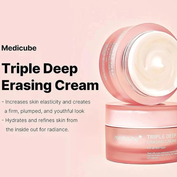 Medicube Triple Deep Erasing Cream 50ml Anti-Aging Wrinkle Moisturizer K-Beauty