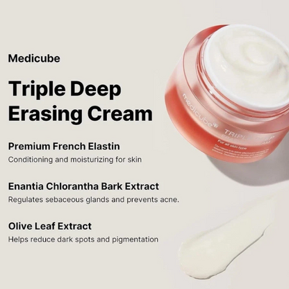 Medicube Triple Deep Erasing Cream 50ml Anti-Aging Wrinkle Moisturizer K-Beauty