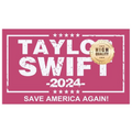 (Pack of 3) Taylor Swift Room Decor Flag 3x5 Pink Save America Again 2024 Banner