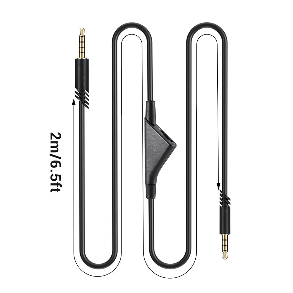 Replacement Audio Cable Cord Volume Control for Astro A10 A40 Gaming Headset Lot