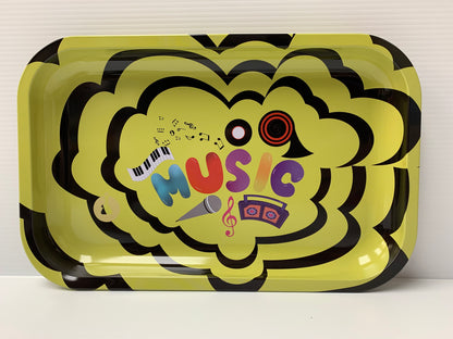Medium Size Music Weed Rolling Trays