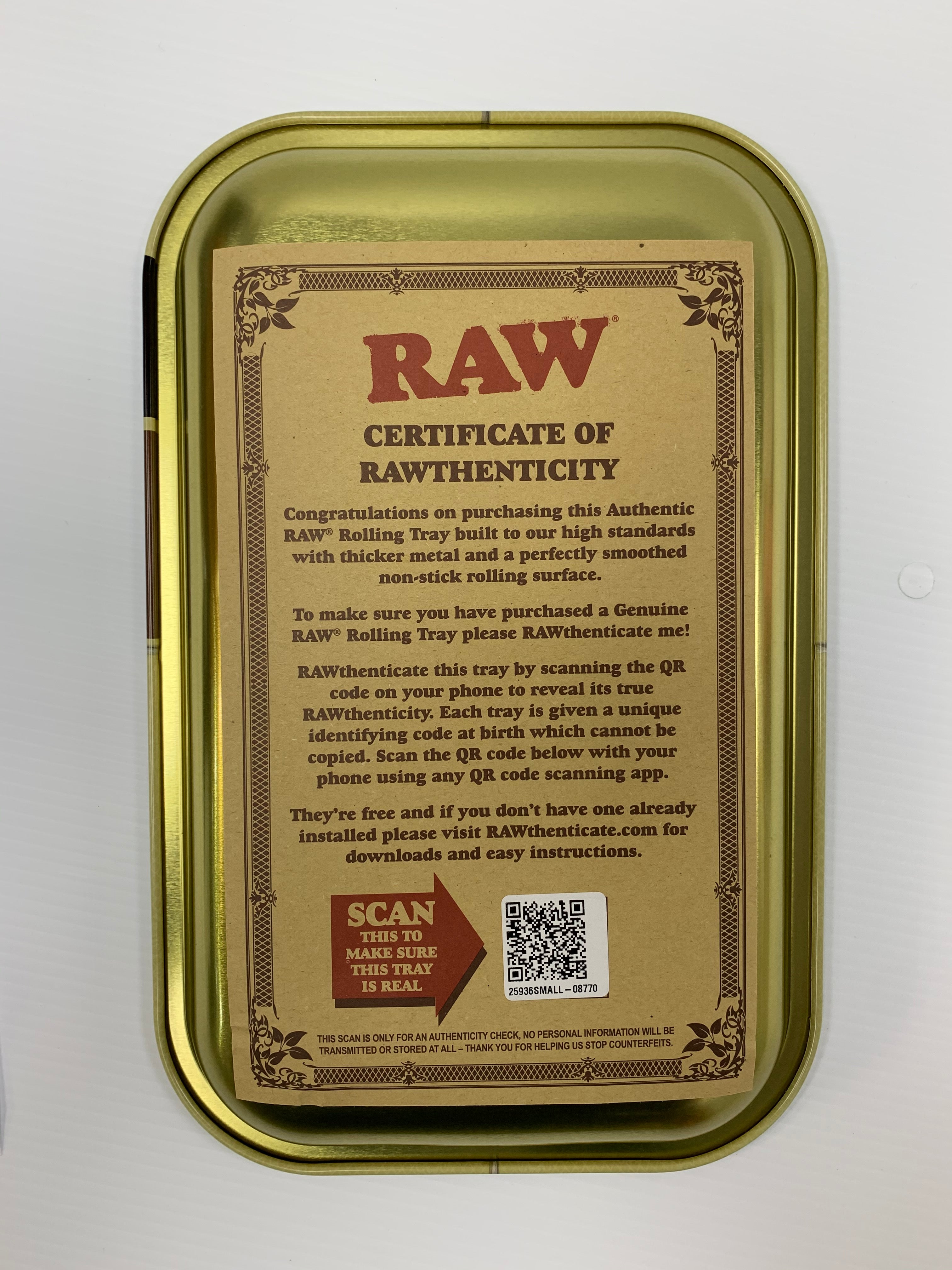 Raw Medium Size Weed Rolling Trays