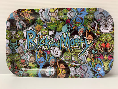 Rick & Morty Medium Size Weed Rolling Trays