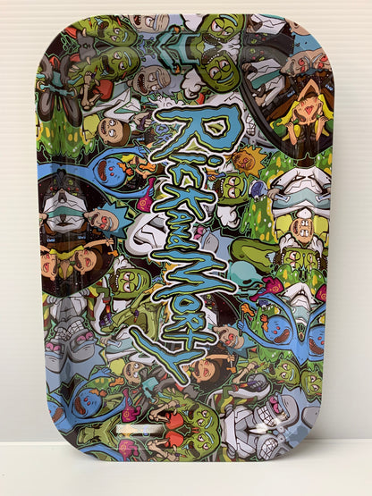 Rick & Morty Medium Size Weed Rolling Trays