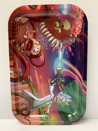 Rick & Morty Medium Size Weed Rolling Trays