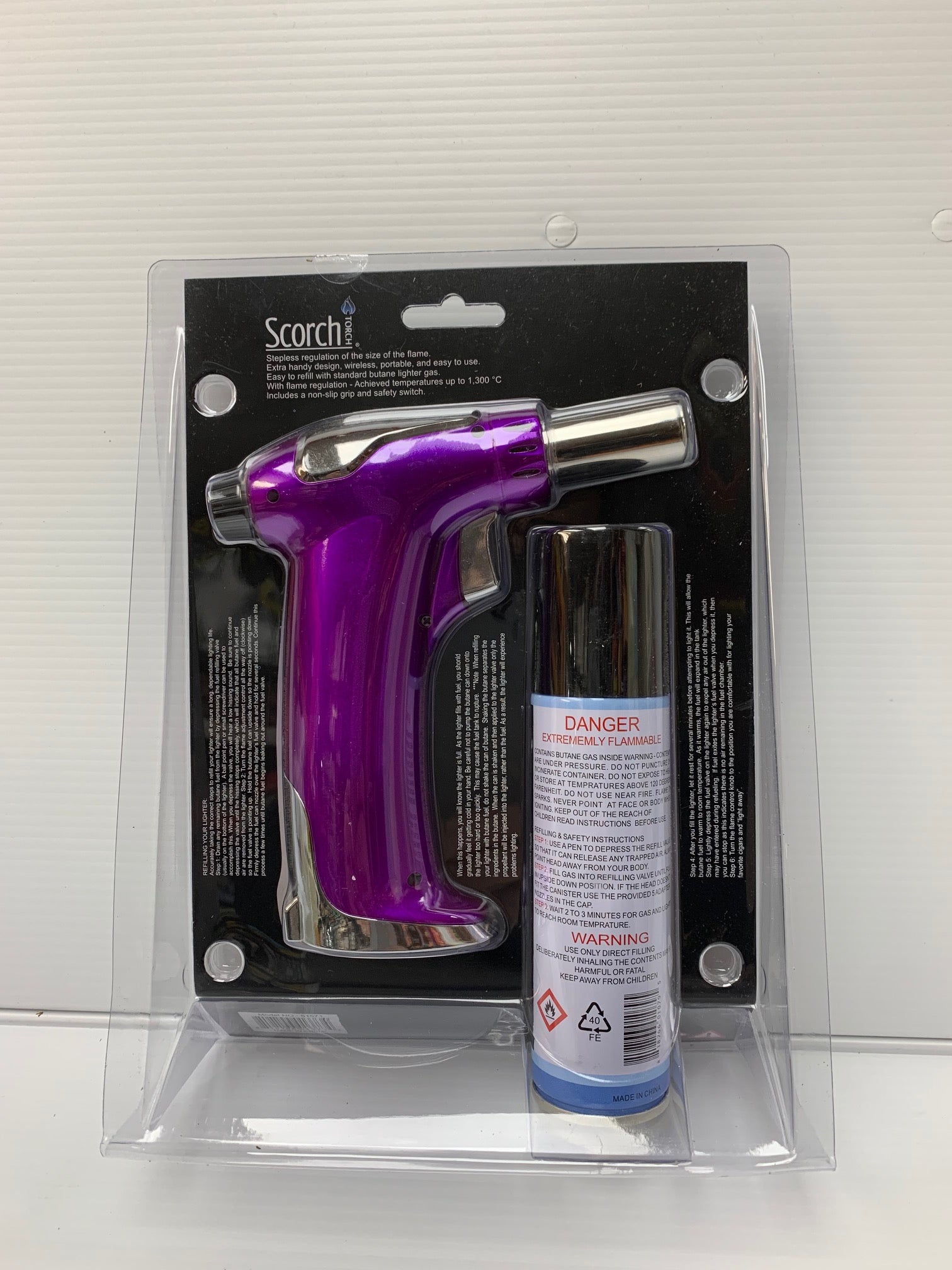 Scortch Torch Lighter with Butane Can