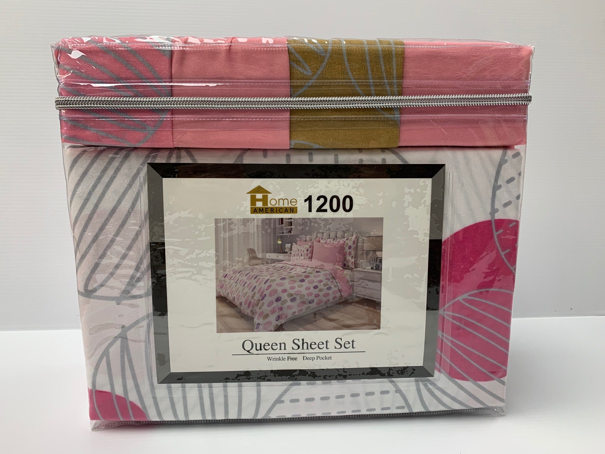 6 Pieces Bed Sheet Sets Design # 1 King Size